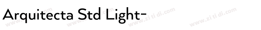 Arquitecta Std Light字体转换